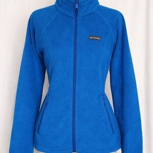 Columbia Women's Blue Full-Zip Fleece Jacket